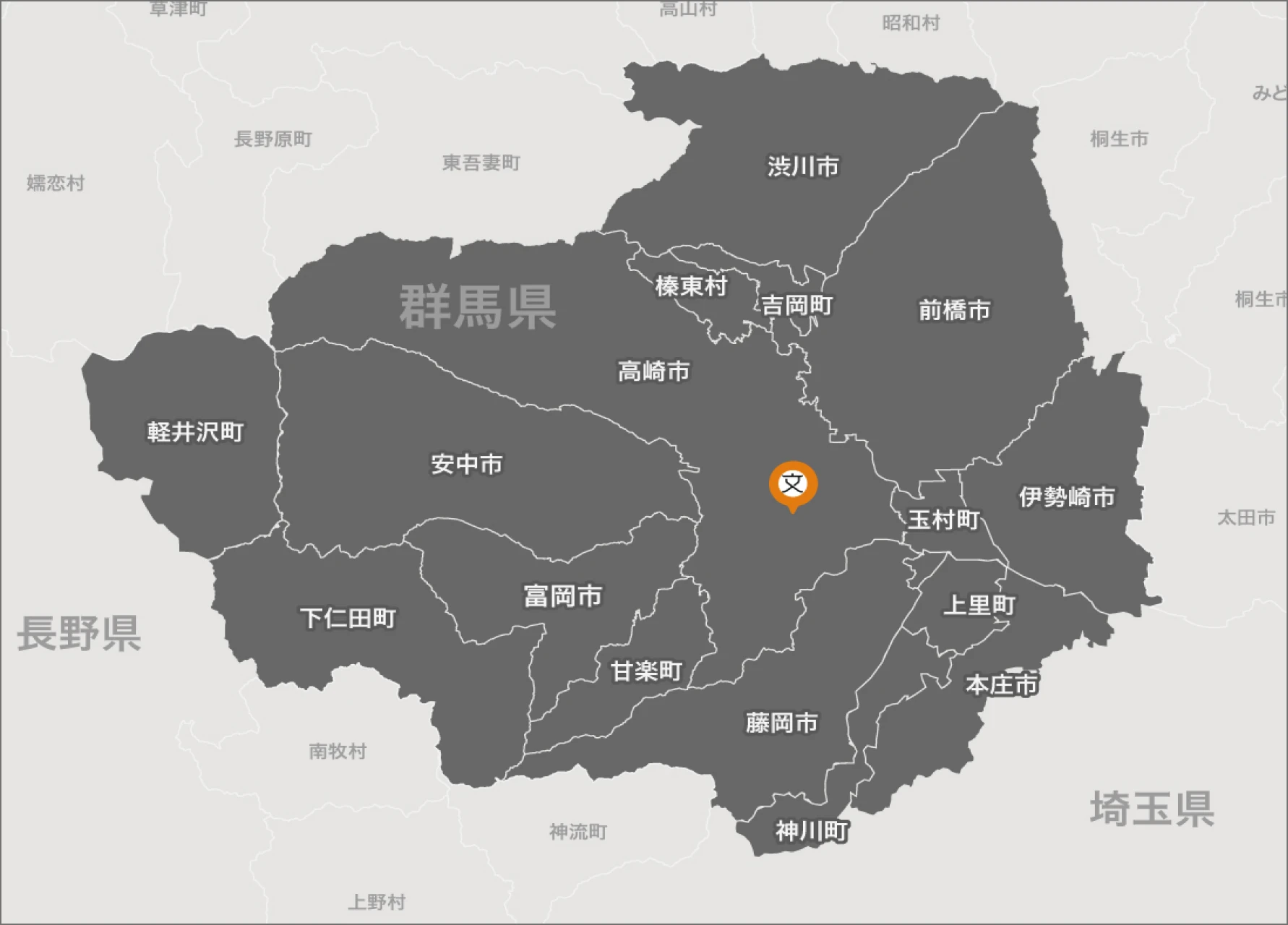 施工対応エリアマップ
